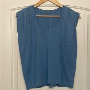 LOFT Blue Sleeveless Women's Top